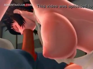 Besar titted animasi enchantress pemberian mengisap penis mendapat mulut jizzed