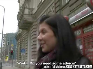Cseh utcák - fiatal tini fiatal hölgy jelentkeznek azt kemény -ban szálloda szoba