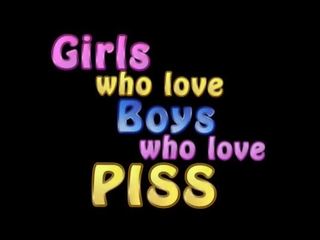 Girls who love chaps who love piss 1